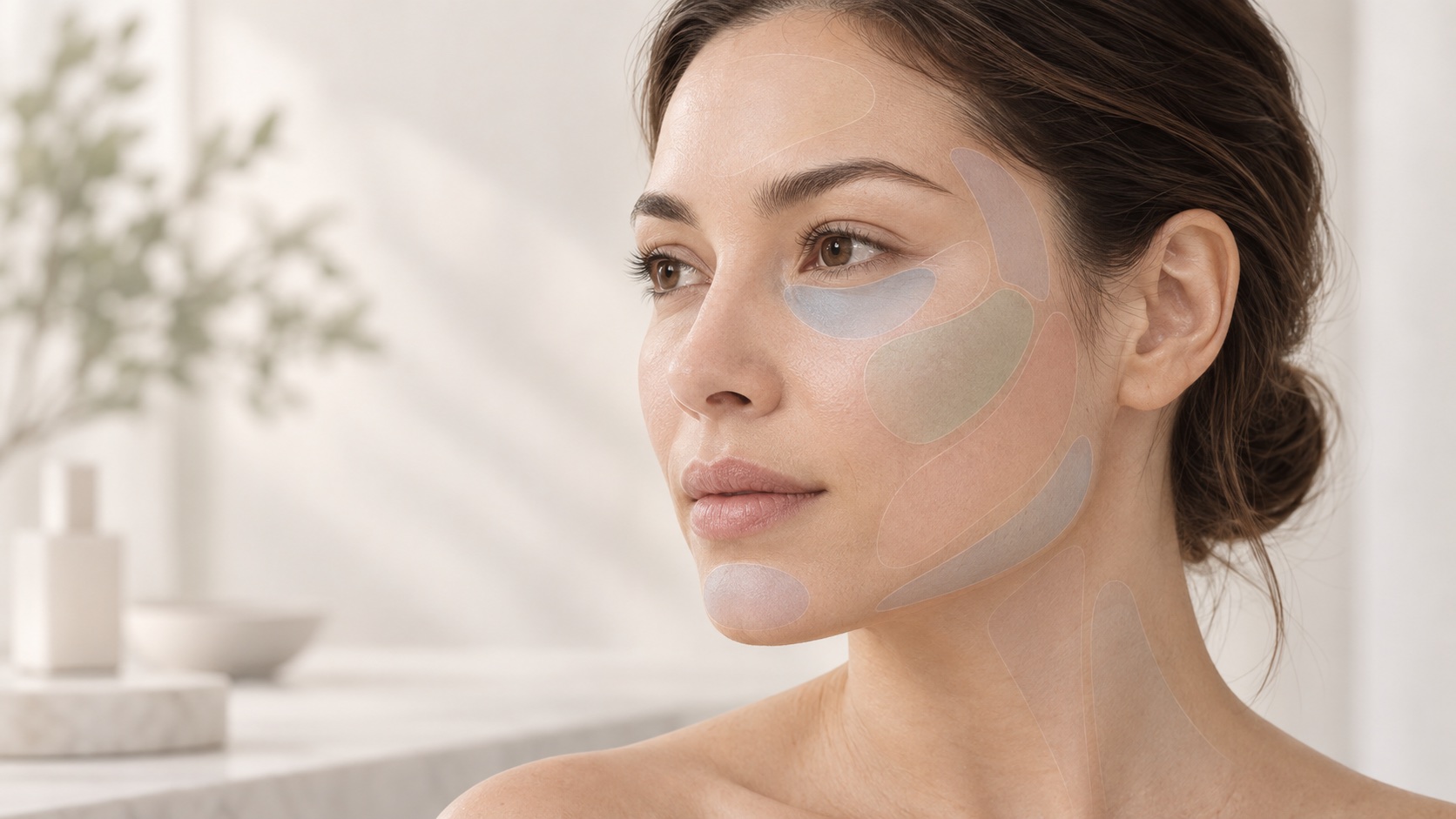 Illustration of facial areas discussed in Juvelook consultations